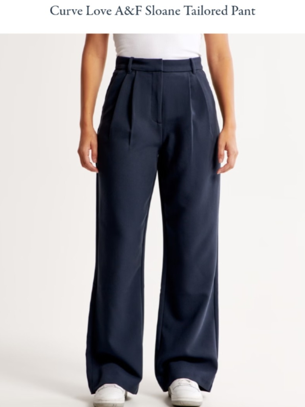 A&F Curve love Sloane Tailored Pants